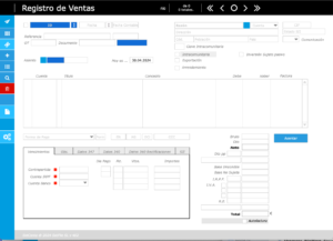 Registro de ventas